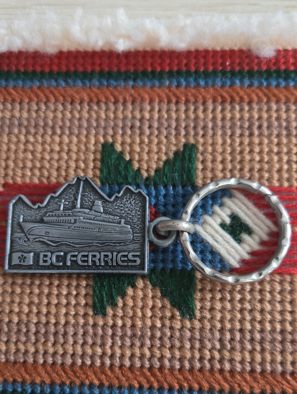 Metal B C Ferries Key Chain